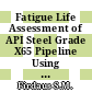 Fatigue Life Assessment of API Steel Grade X65 Pipeline Using a Modified Basquin Parameter of the Magnetic Flux Leakage Signal