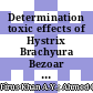 Determination toxic effects of Hystrix Brachyura Bezoar extracts using cancer cell lines and embryo zebrafish (Danio rerio) models and identification of active principles through GC-MS analysis