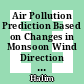 Air Pollution Prediction Based on Changes in Monsoon Wind Direction by Using Trajectory-Geospatial Approach