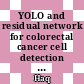 YOLO and residual network for colorectal cancer cell detection and counting