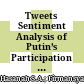 Tweets Sentiment Analysis of Putin’s Participation at the G20 Summit in Indonesia