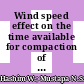Wind speed effect on the time available for compaction of warm mix asphalt (Wma)