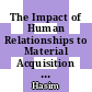 The Impact of Human Relationships to Material Acquisition in Construction Projects
