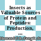 Insects as Valuable Sources of Protein and Peptides: Production, Functional Properties, and Challenges