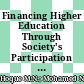 Financing Higher Education Through Society's Participation in Malaysia: A Multi-Religious Perspective