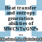 Heat transfer and entropy generation abilities of MWCNTs/GNPs hybrid nanofluids in microtubes