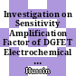 Investigation on Sensitivity Amplification Factor of DGFET Electrochemical Sensors for pH Detection
