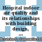 Hospital indoor air quality and its relationships with building design, building operation, and occupant-related factors: A mini-review