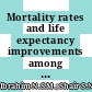 Mortality rates and life expectancy improvements among Malaysian elderlies