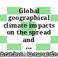 Global geographical climate impacts on the spread and death of covid-19 in Asia and America