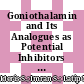 Goniothalamin and Its Analogues as Potential Inhibitors of Plasmodium falciparum Lactate Dehydrogenase Enzyme: Molecular Docking, Molecular Dynamics Simulation Studies, and Pharmacokinetics Analysis