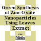 Green Synthesis of Zinc Oxide Nanoparticles Using Leaves Extract of Mariposa Christia vespertilionis and its Potential as Anode Materials in Sodium-Ion Batteries (SIBs)