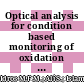 Optical analysis for condition based monitoring of oxidation degradation in lubricant oil