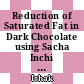 Reduction of Saturated Fat in Dark Chocolate using Sacha Inchi (Plukenetia volubilis) Oil Oleogel