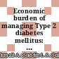 Economic burden of managing Type 2 diabetes mellitus: Analysis from a Teaching Hospital in Malaysia