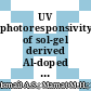 UV photoresponsivity of sol-gel derived Al-doped ZnO nanorod array