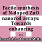 Facile synthesis of N-doped ZnO nanorod arrays: Towards enhancing the UV-sensing performance