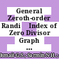 General Zeroth-order Randić Index of Zero Divisor Graph for the Ring of Integers Modulo n