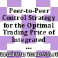 Peer-to-Peer Control Strategy for the Optimal Trading Price of Integrated Solar Thermal Systems