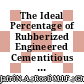 The Ideal Percentage of Rubberized Engineered Cementitious Composite (RECC) as Partial Sand Replacement