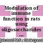 Modulation of immune function in rats using oligosaccharides extracted from palm kernel cake