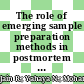 The role of emerging sample preparation methods in postmortem toxicology: Green and sustainable approaches