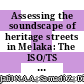 Assessing the soundscape of heritage streets in Melaka: The ISO/TS 12913-2:2018 method of data collection