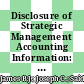 Disclosure of Strategic Management Accounting Information: Evidence from award-winning organizations in Malaysia