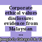 Corporate ethical values disclosure: evidence from Malaysian and Indonesian top companies