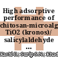 High adsorptive performance of chitosan-microalgae-carbon-doped TiO2 (kronos)/ salicylaldehyde for brilliant green dye adsorption: Optimization and mechanistic approach