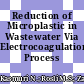 Reduction of Microplastic in Wastewater Via Electrocoagulation Process