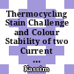 Thermocycling Stain Challenge and Colour Stability of two Current Zirconium Silicate-filled Indirect Composite Restorative Materials