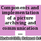 Components and implementation of a picture archiving and communication system in a prototype application