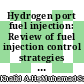 Hydrogen port fuel injection: Review of fuel injection control strategies to mitigate backfire in internal combustion engine fuelled with hydrogen