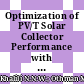 Optimization of PV/T Solar Collector Performance with Fuzzy If-Then Rules Generation