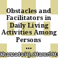 Obstacles and Facilitators in Daily Living Activities Among Persons with Spinal Cord Injury: A Systemic Review