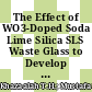 The Effect of WO3-Doped Soda Lime Silica SLS Waste Glass to Develop Lead-Free Glass as a Shielding Material against Radiation