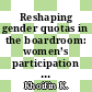 Reshaping gender quotas in the boardroom: women’s participation and accounting conservatism in Indonesia