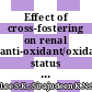 Effect of cross-fostering on renal anti-oxidant/oxidant status and development of hypertension in spontaneously hypertensive rats
