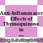 Anti-Inflammatory Effects of Thymoquinone in Atherosclerosis: A Mini Review