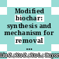 Modified biochar: synthesis and mechanism for removal of environmental heavy metals