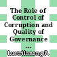 The Role of Control of Corruption and Quality of Governance in ASEAN: Evidence from DOLS and FMOLS Test