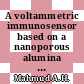 A voltammetric immunosensor based on a nanoporous alumina millirod for detection of porcine serum albumin