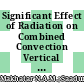 Significant Effect of Radiation on Combined Convection Vertical Channel with Internal Heat Generation and Boundary Conditions of a Third Kind