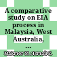 A comparative study on EIA process in Malaysia, West Australia, New Zealand and Canada