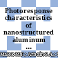 Photoresponse characteristics of nanostructured aluminum doped Zinc oxide thin films