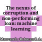 The nexus of corruption and non-performing loan: machine learning approach