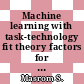 Machine learning with task-technology fit theory factors for predicting students’ adoption in video-based learning