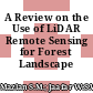 A Review on the Use of LiDAR Remote Sensing for Forest Landscape Restoration