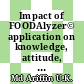 Impact of FOODAlyzer© application on knowledge, attitude, and perception towards selecting commercial eateries to prevent foodborne disease